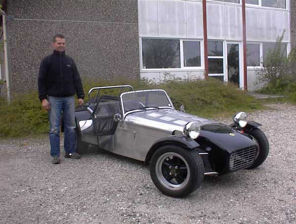 Lasse Rasmussen and his Lotus Super Seven series 2 1961