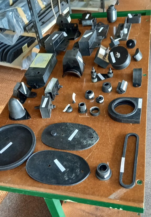 Rubber parts made by Classic Cars, Sri Lanka