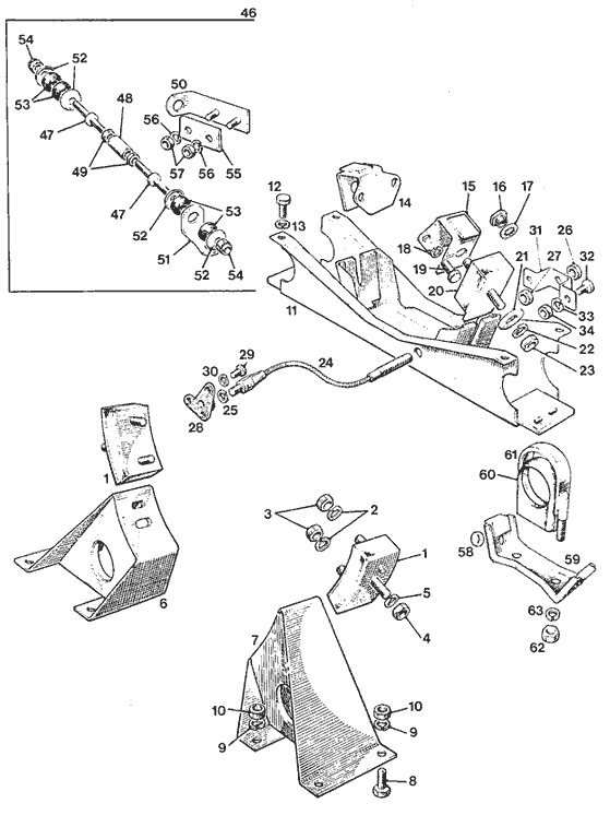 Engine/gear Mounting