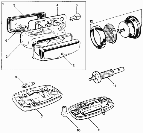 Rear & Interior Lamps